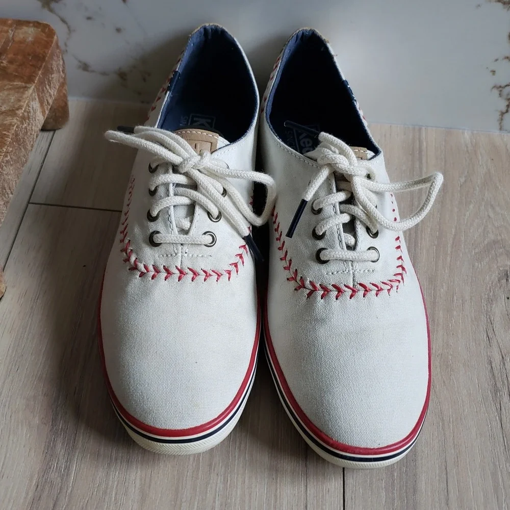Keds Sneakers MLB Chicago Cubs Womens 7.5M Baseball Low Top WF55525M Shoes